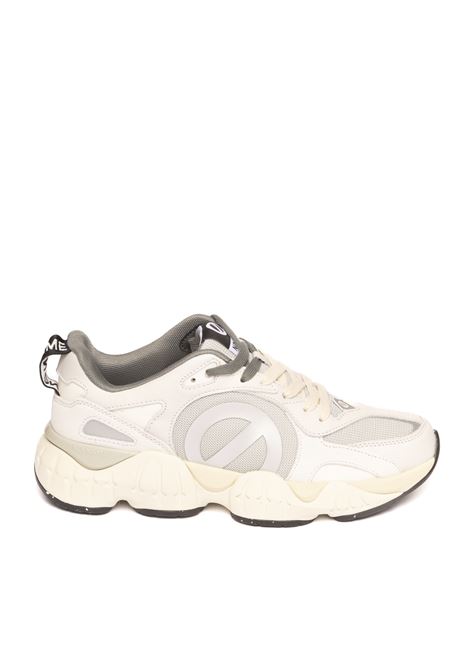 White krazee runner sneaker NO NAME | KRAZEE RUNNER MBRUSH/KNIT/CRAK-WHT/GLAC